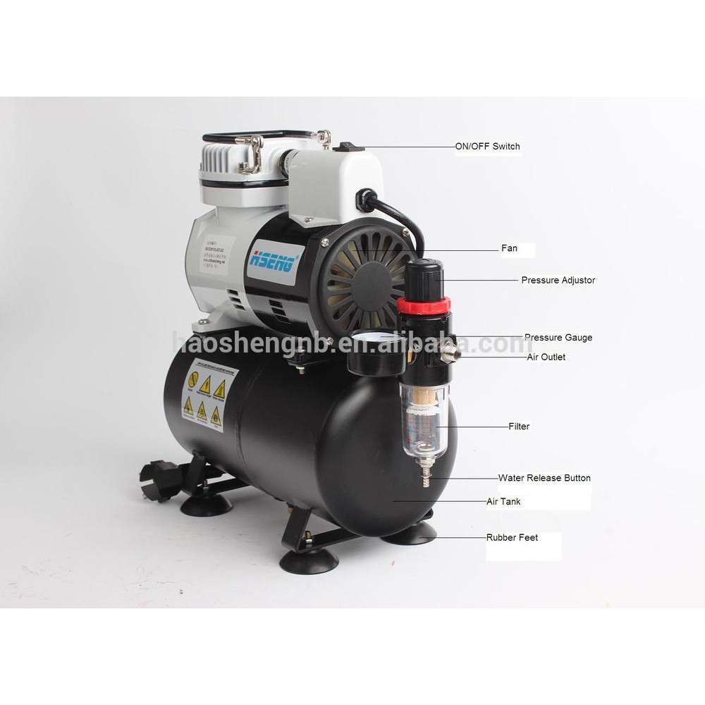 Máy nén khí AF186 HY186 Aircompressor Airbrush máy sơn mô hình