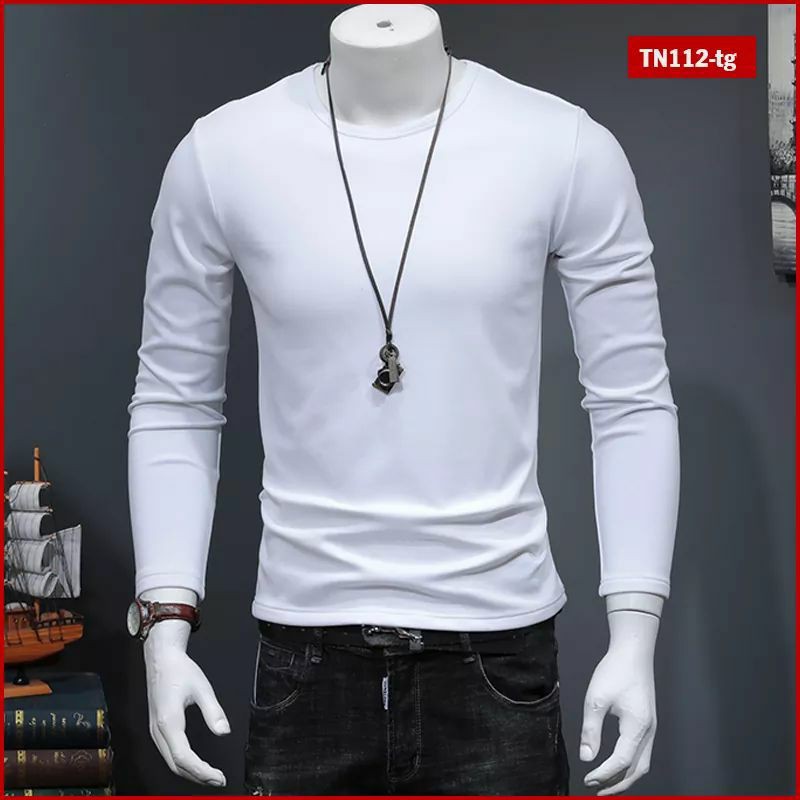 Áo thun nam tay dài TN112 form hàn cực đẹp | BigBuy360 - bigbuy360.vn