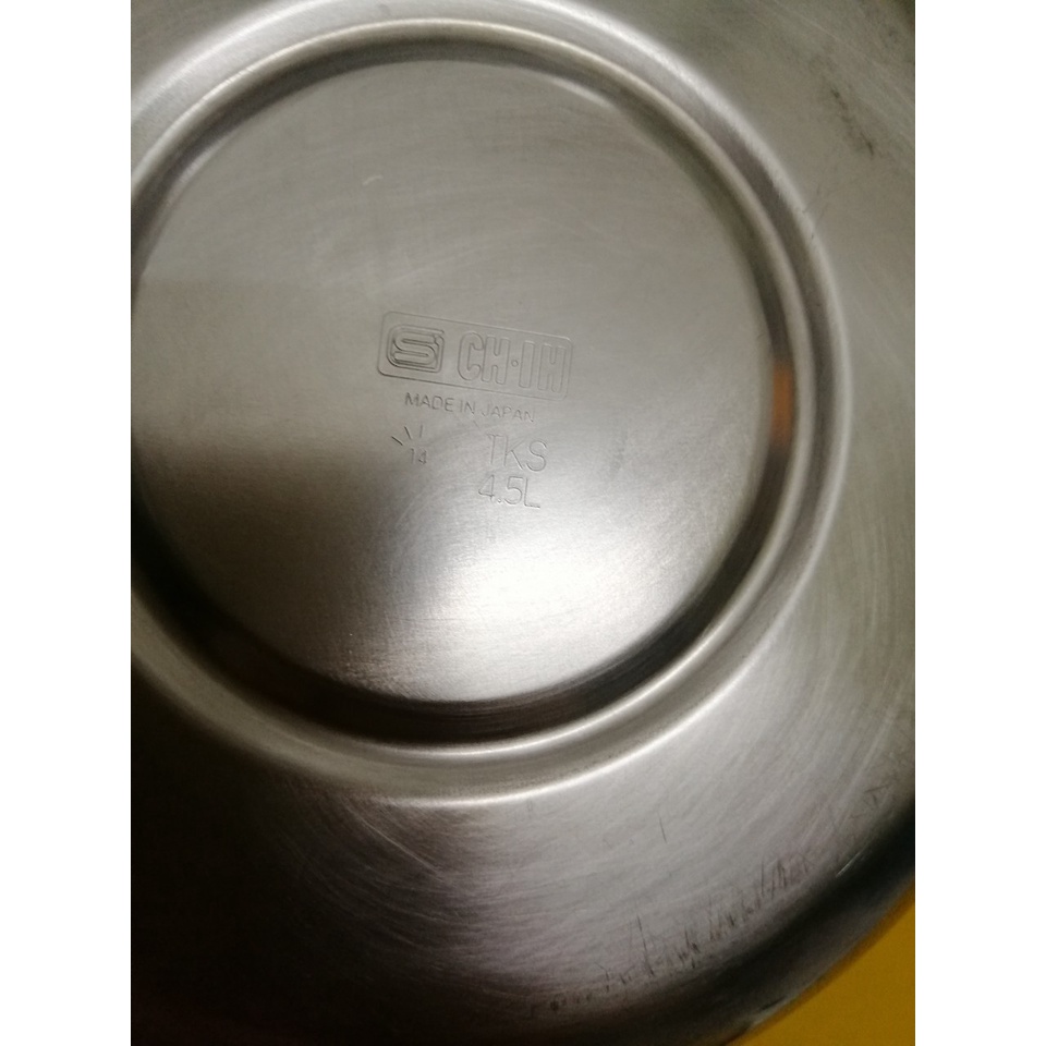 Nồi inox luộc nội địa Nhật (made in Japan), size 26cm, cao 13cm (mã 826), Dùng được bếp từ