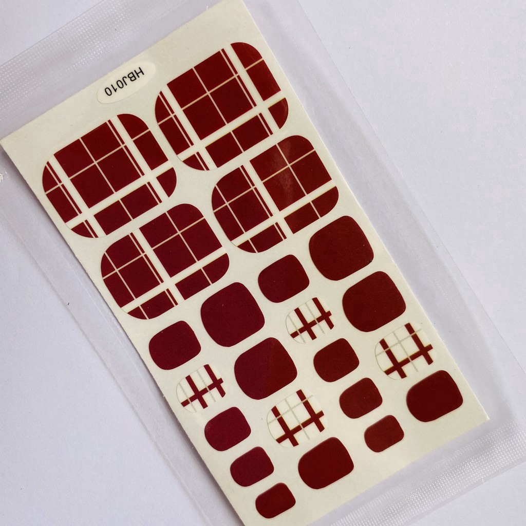 Miếng Dán Trang Trí Móng Tay Móng Chân 3d Diy