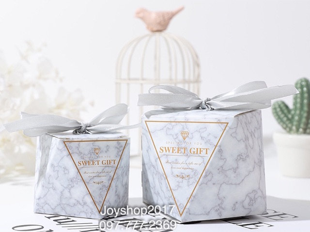 Bộ 10/20 hộp quà cưới phong cách Châu Âu 🎎