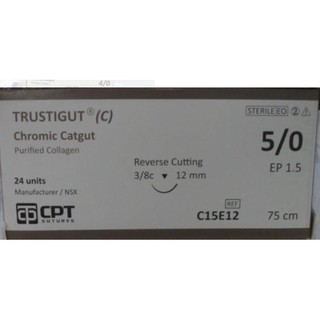 Chỉ thẩm mĩ tiêu catgut cpt 5/0