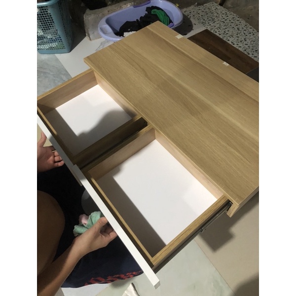 Bàn trang điểm cao cấp HOÀNG HUY DECOR bàn trang điểm gỗ Mdf phủ melamin 2 mặt phong cách hiện đại