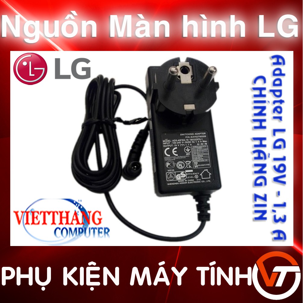 Adapter Nguồn màn hình LG 19V 1.3 A hàng zin chính hãng đẹp bóc máy ( 2nd )