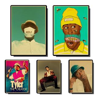 Tấm Áp Phích Che Phủ Nhạc Hip Hop In Hình Rapper The Creator Hoa Sáng Tạo Trang Trí Nhà Cửa