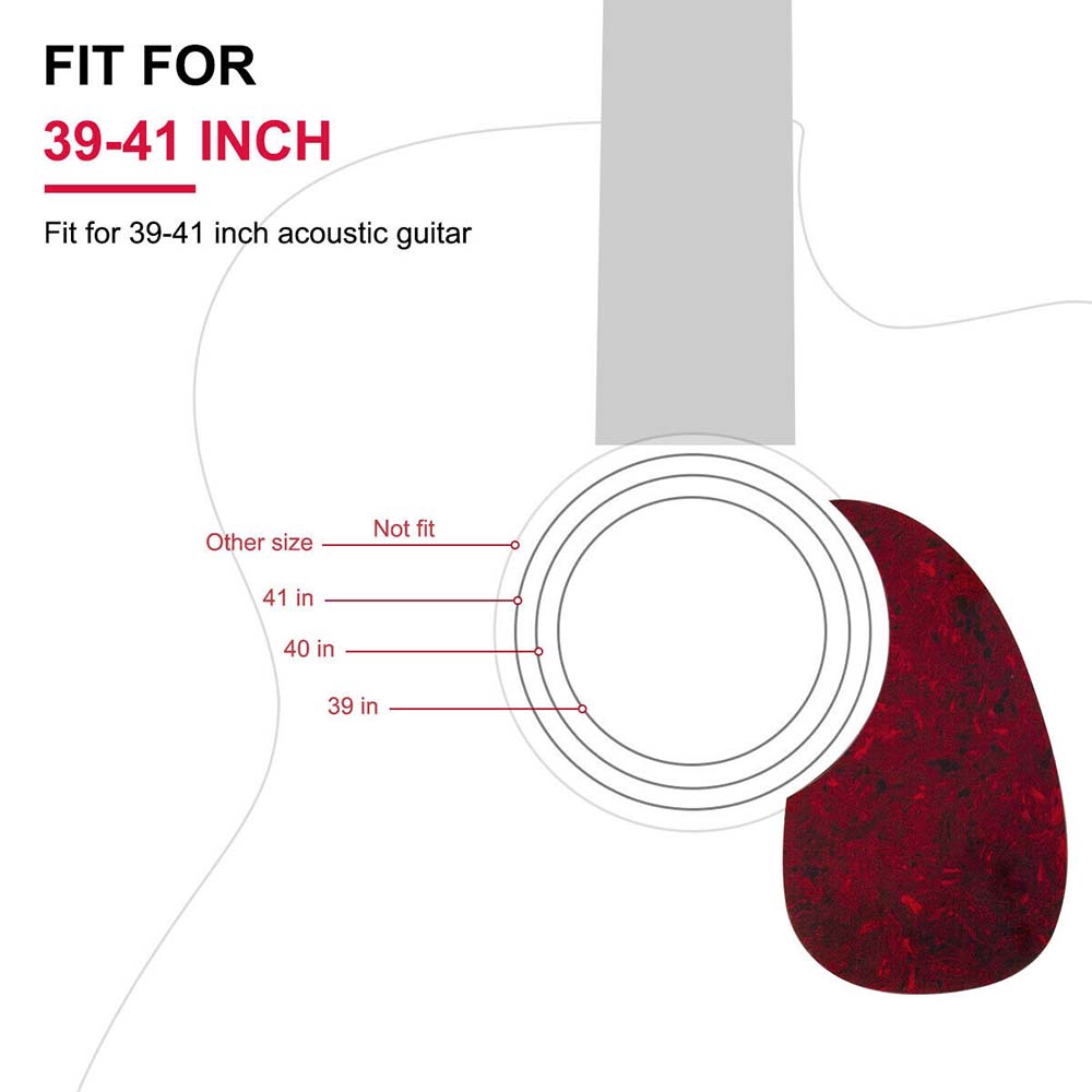 Miếng dán pickguard bảo vệ thân đàn ghi-ta