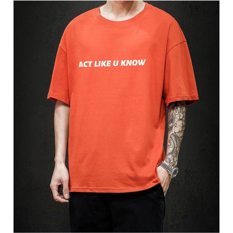 Áo thun ACT01 unisex nam nữ phông tay lỡ form rộng cổ tròn 4 màu basic siêu nổi oversize cotton giá rẻ