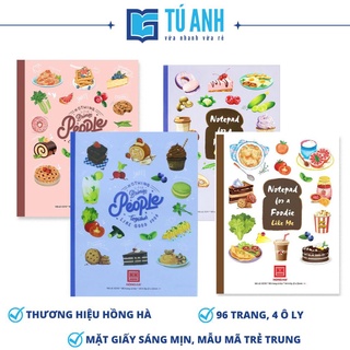 Vở 4 ô ly 96 trang hồng hà class foody - 0310