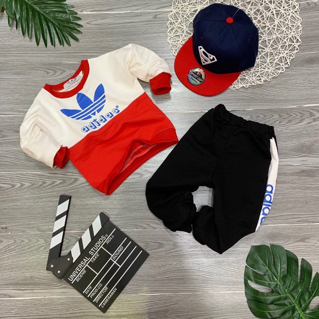 Bộ adidas trắng