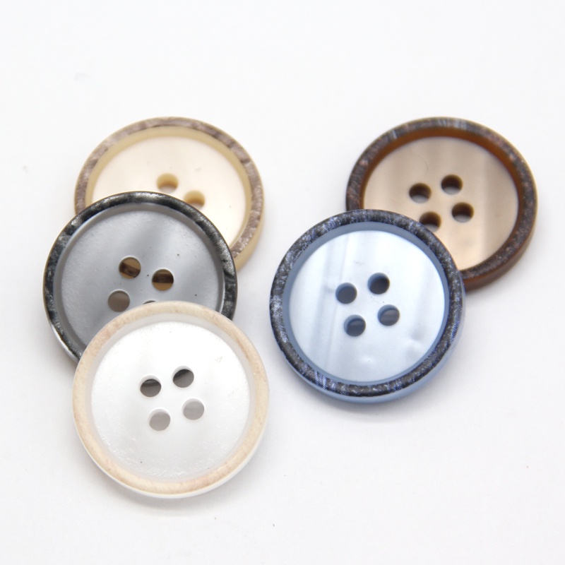 Nút Áo Khoác Bằng Nhựa Resin Thời Trang 15/18/20/23/25mm Dành Cho Nam