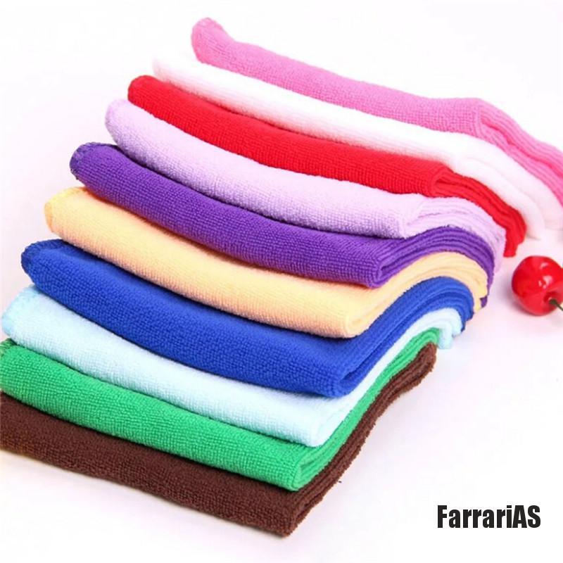 Set 5 Khăn Lau Xe Hơi Mềm Mại Hình Vuông Bằng Sợi Microfiber