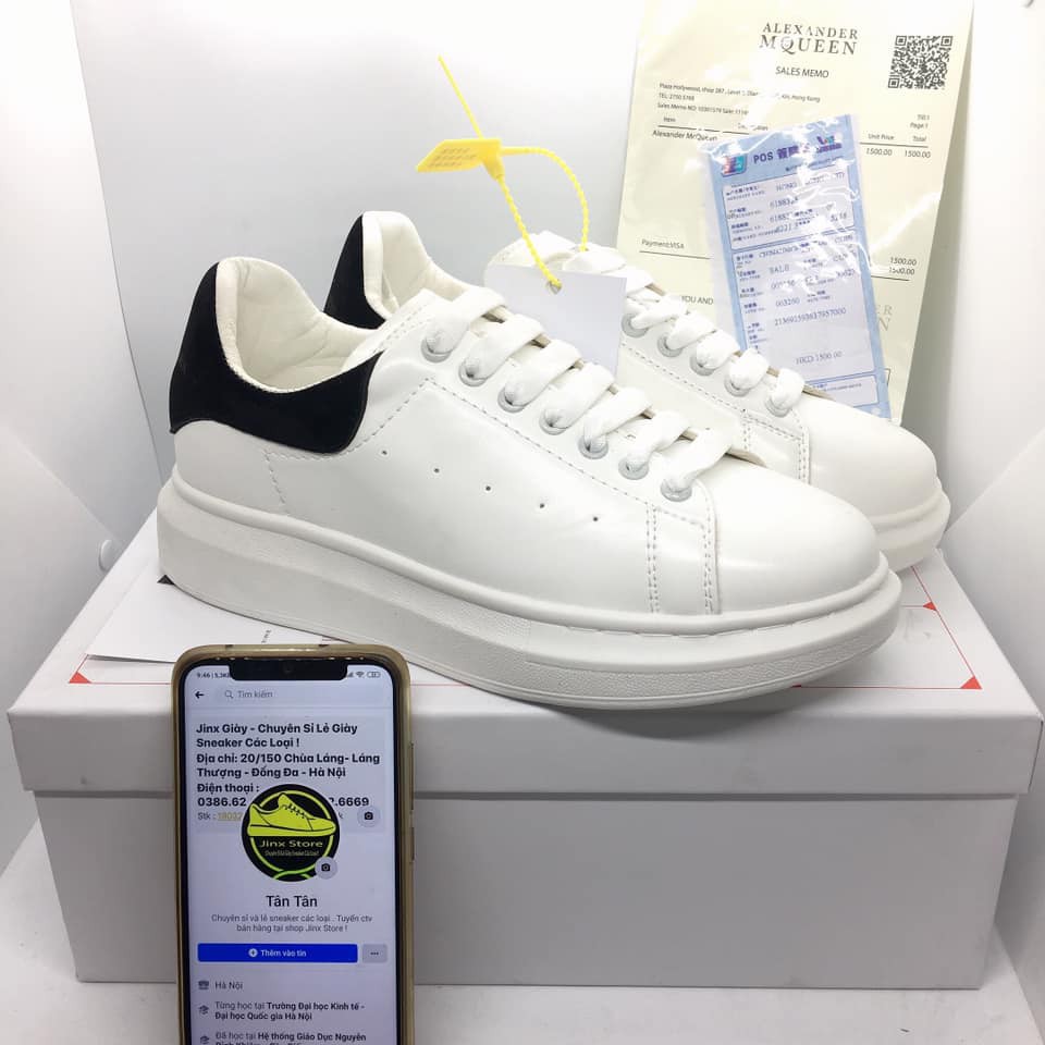 [ FREE SHIP ] giày thể thao, giày sneaker MCQ gót đen cao cấp đủ size nam nữ Jinx Store | BigBuy360 - bigbuy360.vn