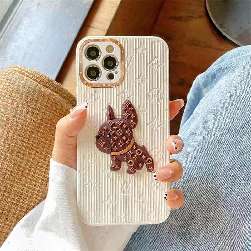 Ốp điện thoại chống sốc màu trắng in hình chú chó thích hợp cho IPhone 13 12 11 Pro Max XS Max XR X 8 7 Plus