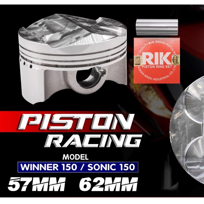 PISTON BẠC TA RACING WINNER SONIC 150 FJN 57.8MM &amp; 62MM &amp; 65MM