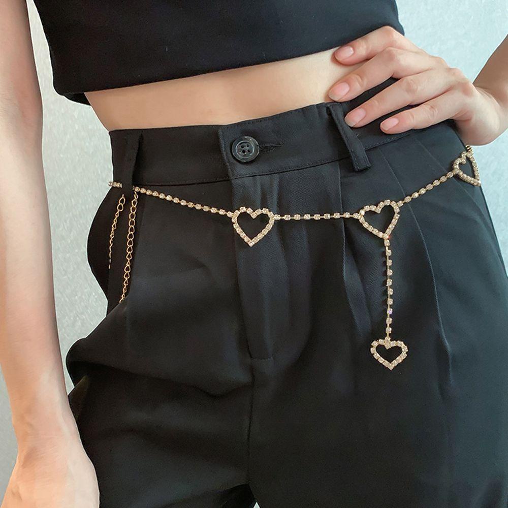 Thắt Lưng Chuỗi Xích WMES15H Hình Bướm Phong Cách Hip Hop Thanh Lịch Cho Nữ