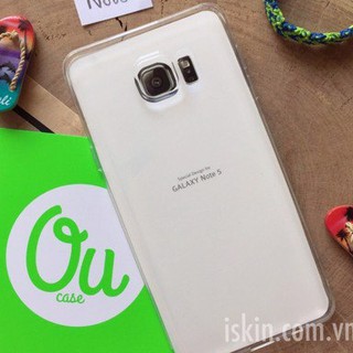 ỐP LƯNG DẺO GALAXY NOTE 5 HIỆU OU CASE ( TRONG SUỐT )