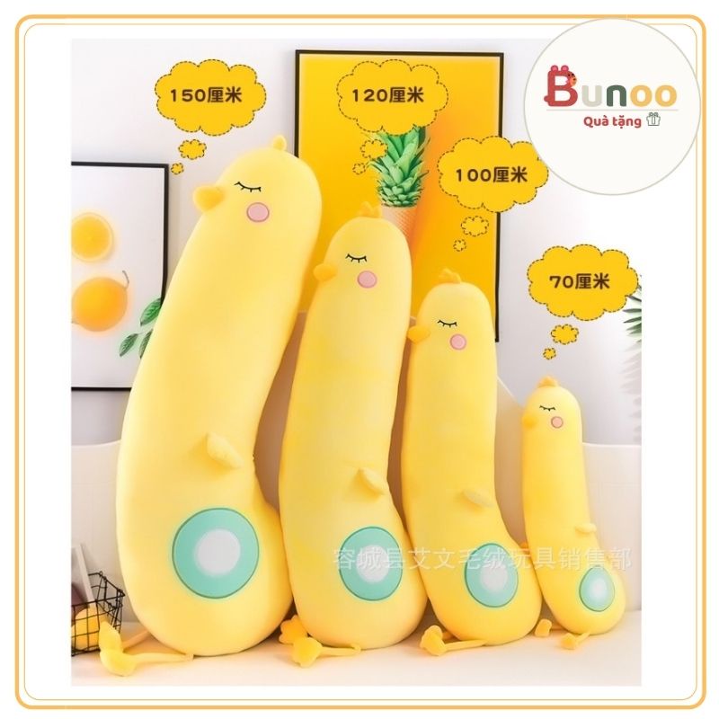 Gấu Bông Gối Ôm Con Gà Vàng Má Hồng Hàng Cao Cấp Kích Thước Từ 70cm-1m5 Bunoo Shop