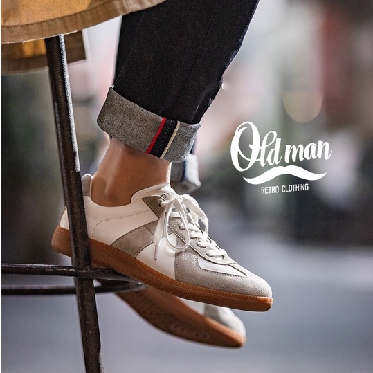 Giày Nam Gat, Gat Sneaker, Giày Basic Thể Thao Nam , Giày Nam Trắng Samba , Tăng Chiều Cao, Vintage Oldman