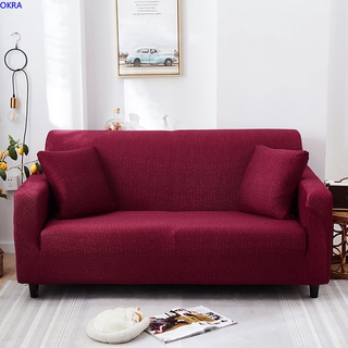 Bọc ghế sofa màu trơn 1/2/3/4 cái