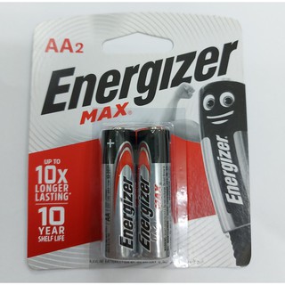 Vỉ 2 viên pin tiểu aa/aaa energizer