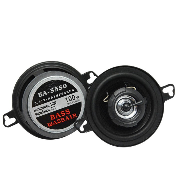 Bộ 2 loa trung tâm 3.5 inch WASBAIR max 100W giá bình dân âm thanh vượt trội coaxial speaker