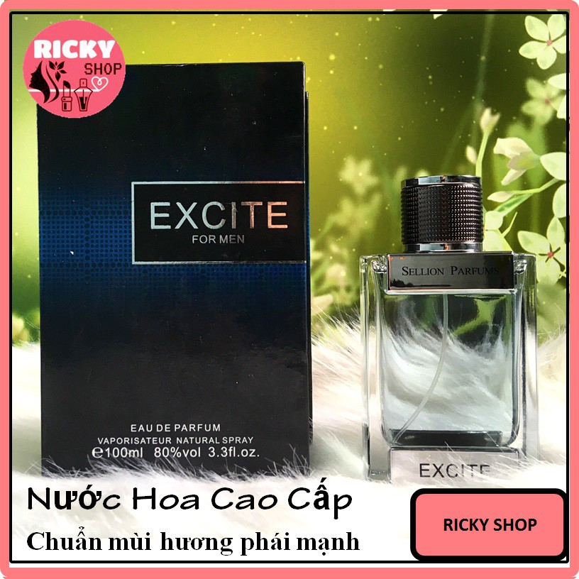 [GIẢM 15K PHÍ SHIP] Nước Hoa Nam Chính Hãng SELLION EXCITE 100ML mùi hương nam tính mạnh mẽ lịch lãm sang trọng