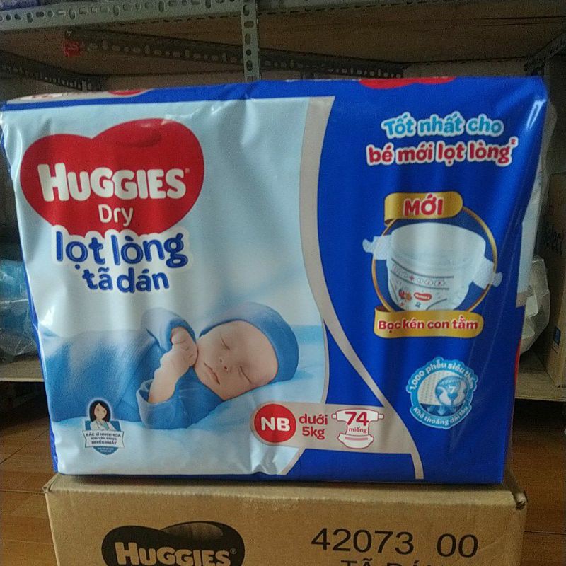 Tã dán Huggies /size NB/74 miếng
