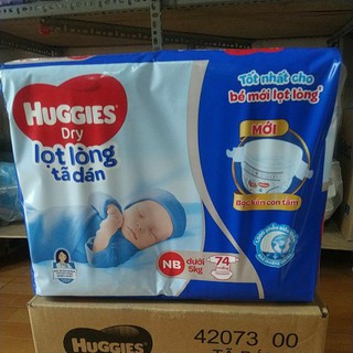 Tã dán Huggies /size NB/74 miếng