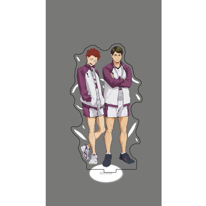Tmdbyx Haikyu!! Mô Hình Nhân Vật Haikyuu Hinata Kageyama Tsukishima Sugawara Kèm Giá Đỡ Bằng Acrylic