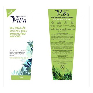 Gel rửa mặt Viba