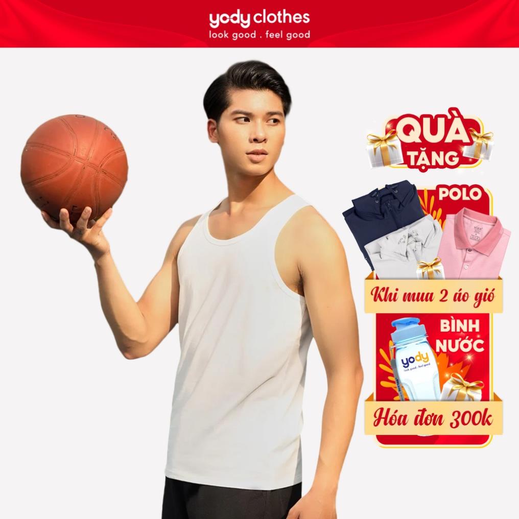 Áo ba lỗ nam YODY mùa hè mát mẻ nhiều size BLM5007 New