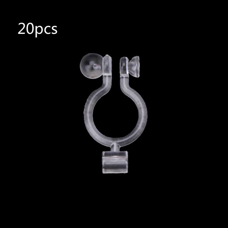 Set 20 móc khuyên tai dạng kẹp không cần xỏ lỗ