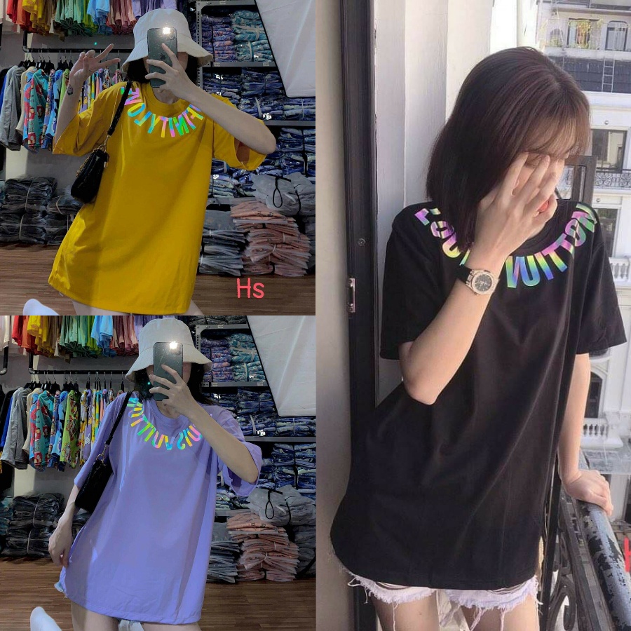 Áo thun tay lỡ Unisex nam nữ phản quang luonvuituoi cực đẹp ( nhiều màu + ảnh thật )
