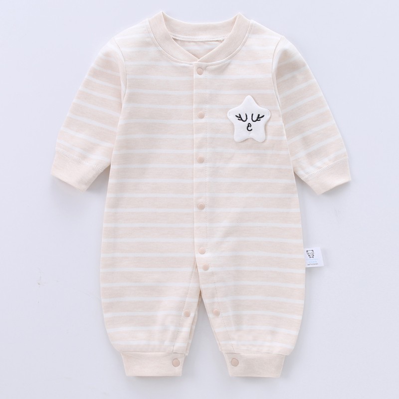 Body liền thân, bodysuit dài tay cotton cho bé trai và bé gái sơ sinh từ 3-14kg, hàng đẹp xuất HÀN - BD48