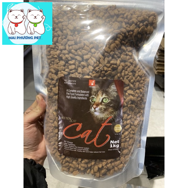 Thức ăn Cat Eyes cho mèo gói 1kg vị cá hồi