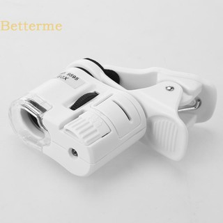 ☀HOT HOME☀ 60X Phone Microscope Zoom Micro Camera Clip Lens w/ LED Light
