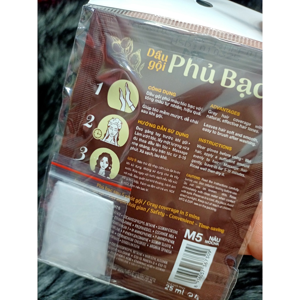 Dầu gội phủ bạc Mpros Lavox