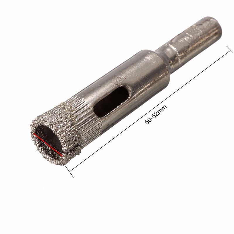 Mũi khoan kính thủy tinh,gạch men,đá hoa 6 đến 60mm