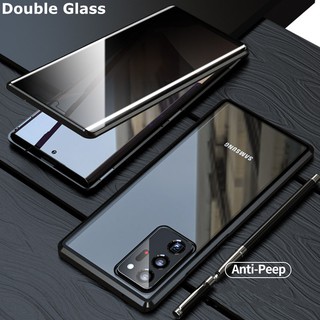 Ốp điện thoại kính cường lực bảo vệ toàn diện 360 độ cho Samsung Galaxy Note 20 Ultra  Note10 Plus