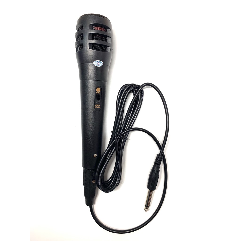 Bộ micro có dây chống nhiễu giá rẻ hát karaoke chuyên nghiệp dùng cho các loại loa, amply cổng 6.5mm-BH 1 đổi 1 Minchan