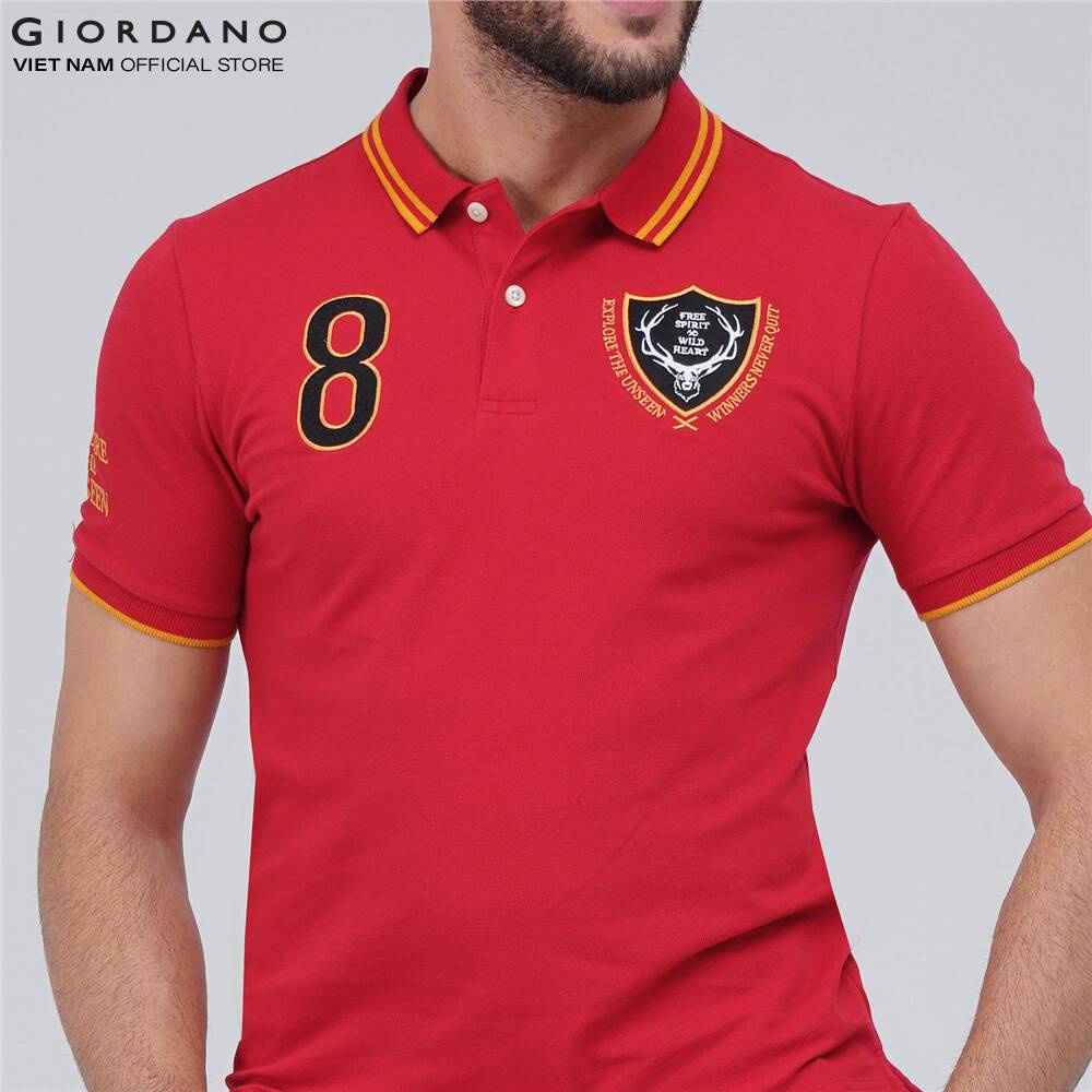 Áo Thun Nam Thematic Polo Giordano 01018402 | BigBuy360 - bigbuy360.vn