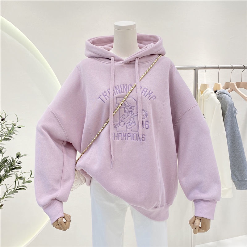 Áo HooDie  Nỉ , Logo Thêu ,Nhung Dày ,Có Mủ Trùm Đầu , Áo Thu Đông | BigBuy360 - bigbuy360.vn