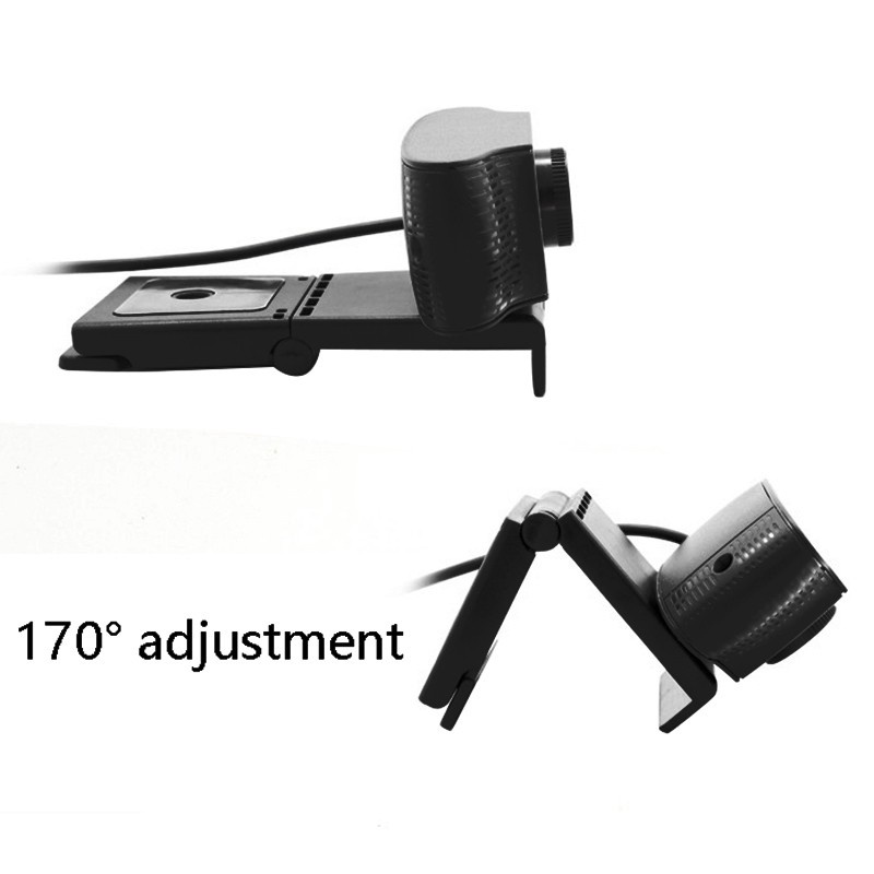 USB Webcam, 720P Online with Microphone Drive-Free Computer Camera