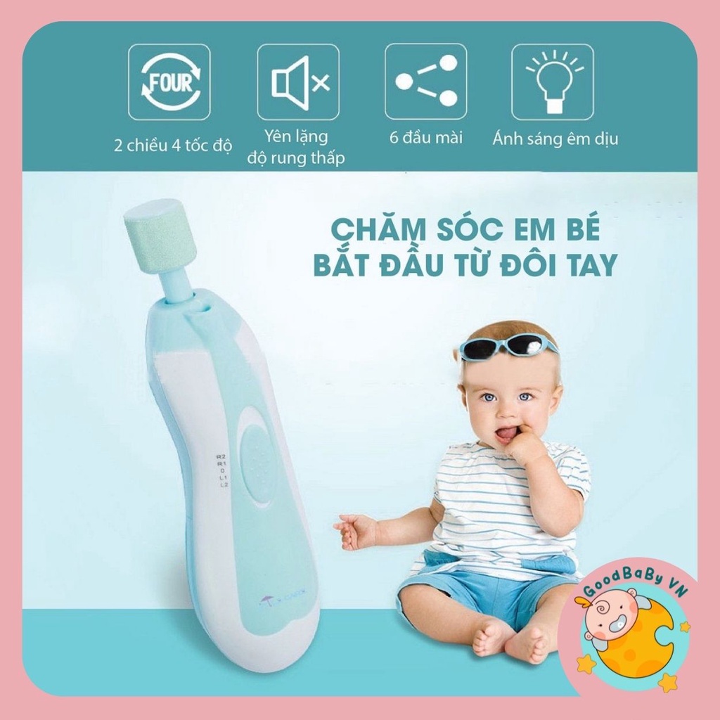 Máy cắt móng tay,dụng cụ vệ sinh móng tay móng chân cho bé an toàn tiện dụng Goodbabyvn