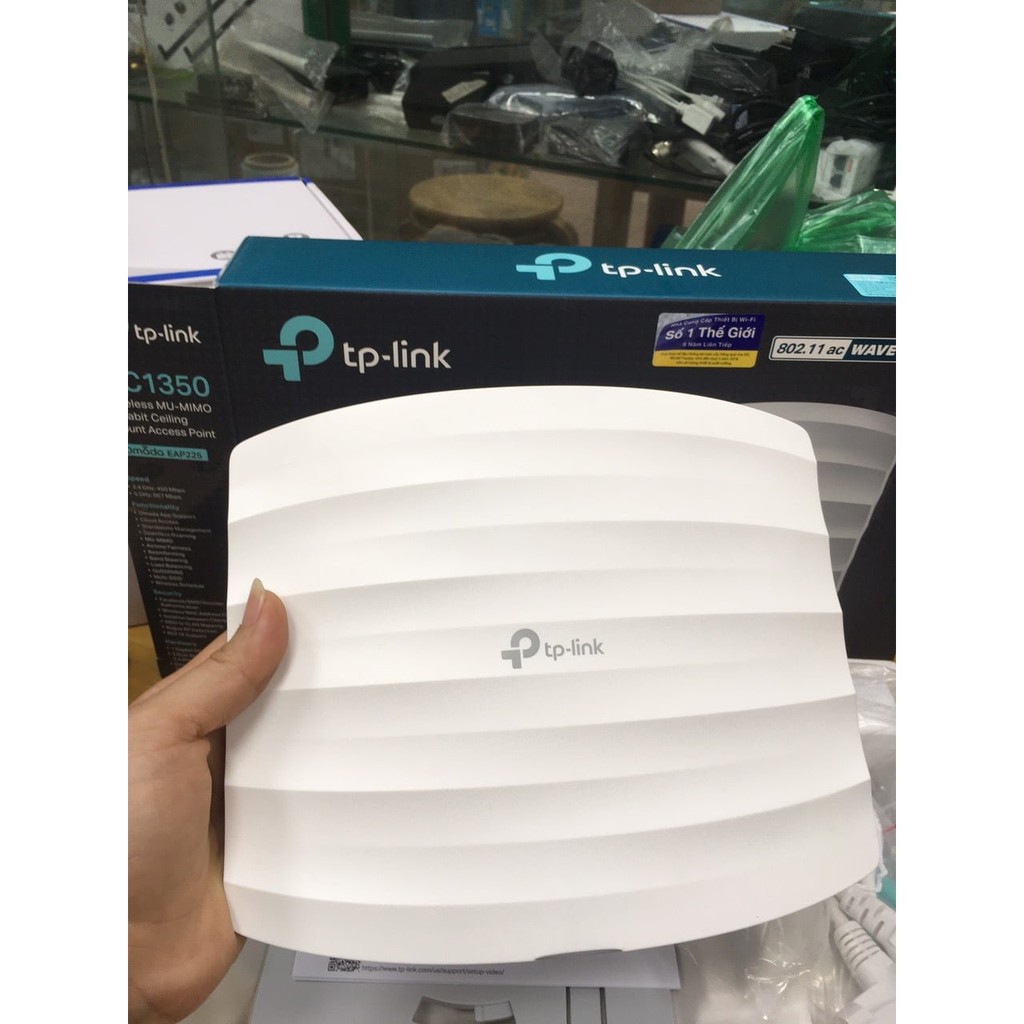 [Giao hàng 1h-HN ]Bộ phát wifi gắn trần TP link EAP225, new 100% full box - Hàng chính hãng