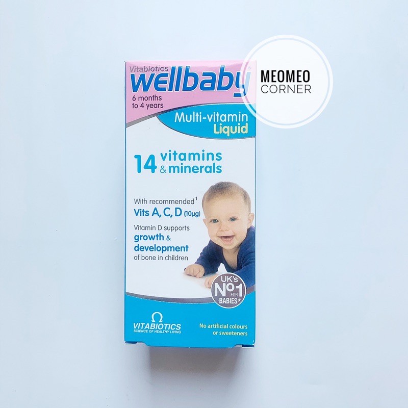 Vitamin tổng hợp cho bé Wellbaby Multivitamin