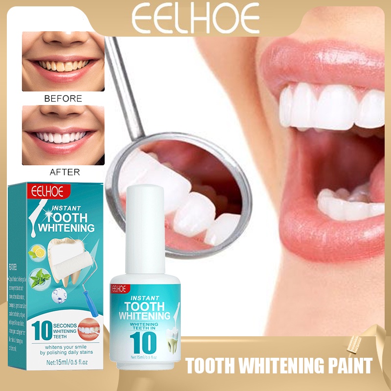 Elhoe Tinh Chất Làm Trắng Răng Miệng Chăm Sóc Răng Miệng Loại Bỏ Vết Đốm Thuốc Lá 15ml