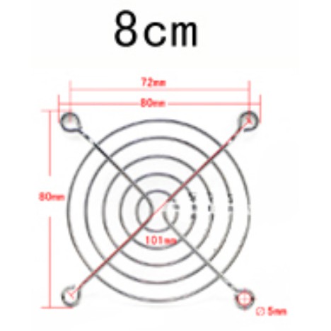 LƯỚI KIM LOẠI, LƯỚI BẢO VỆ QUẠT MÁY TÍNH KÍCH THƯỚC 6CM 7CM 8CM 9CM 12CM 15CM 17CM 18CM 20CM