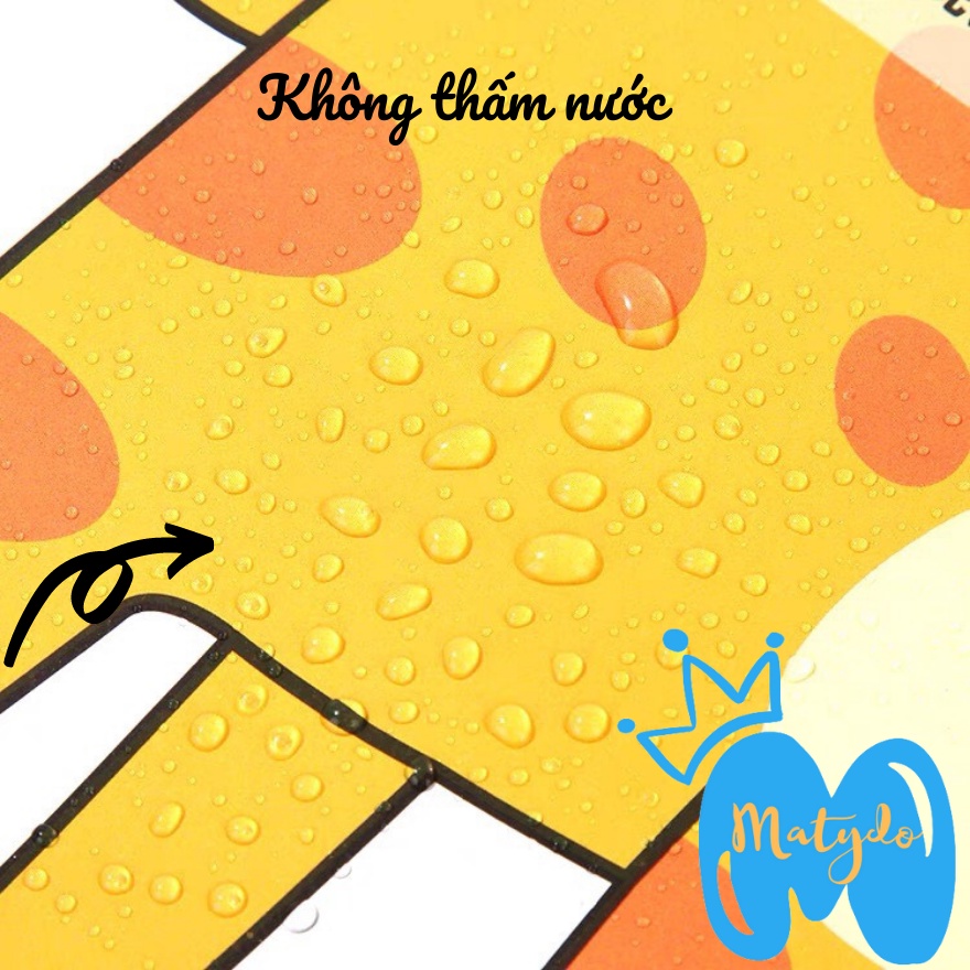 Thước đo chiều cao dán tường MATYDO cho bé nhiều hình dễ thương bền đẹp