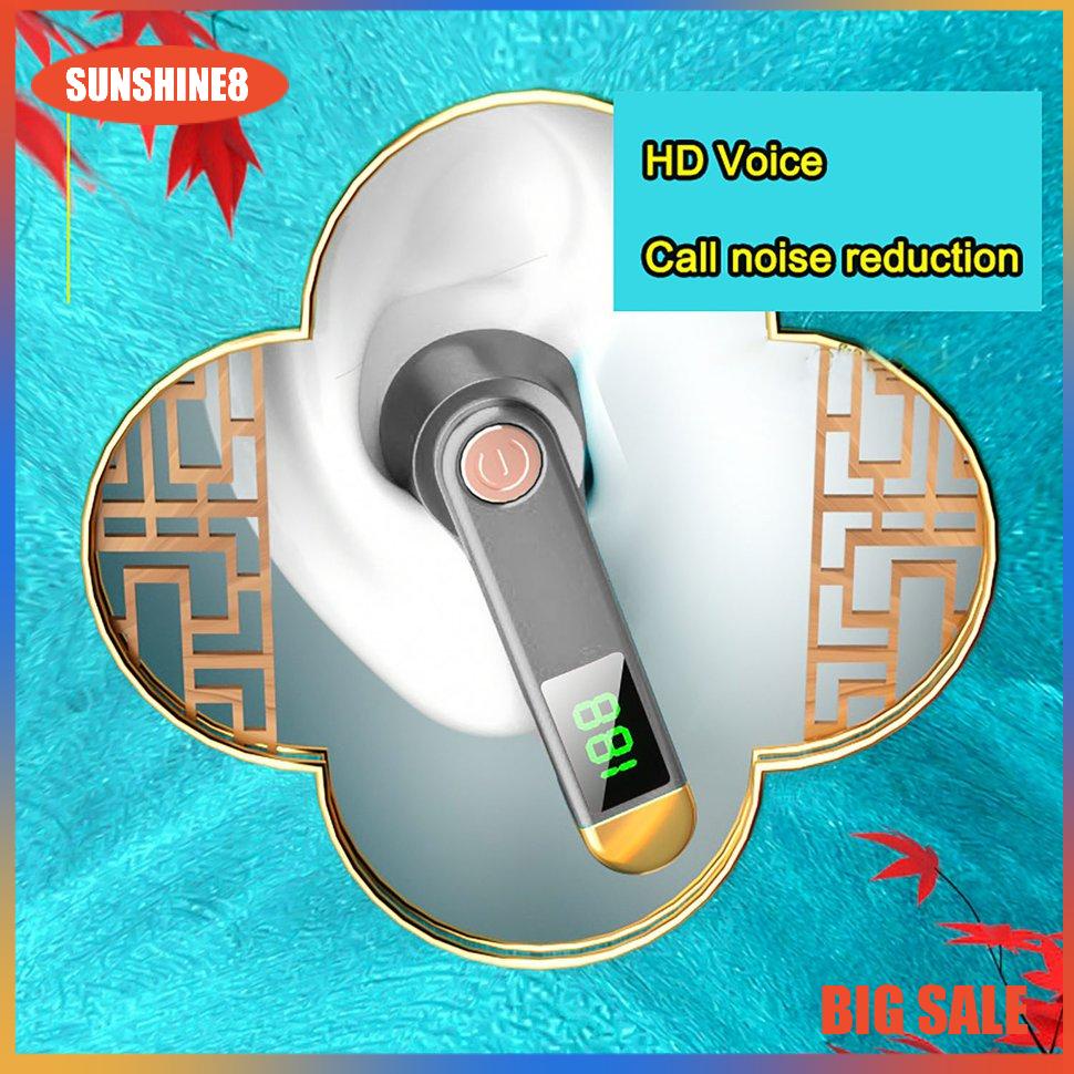 【SUN】Wireless Earphone LED Display Long Standby Wireless Headphone Bag Packing